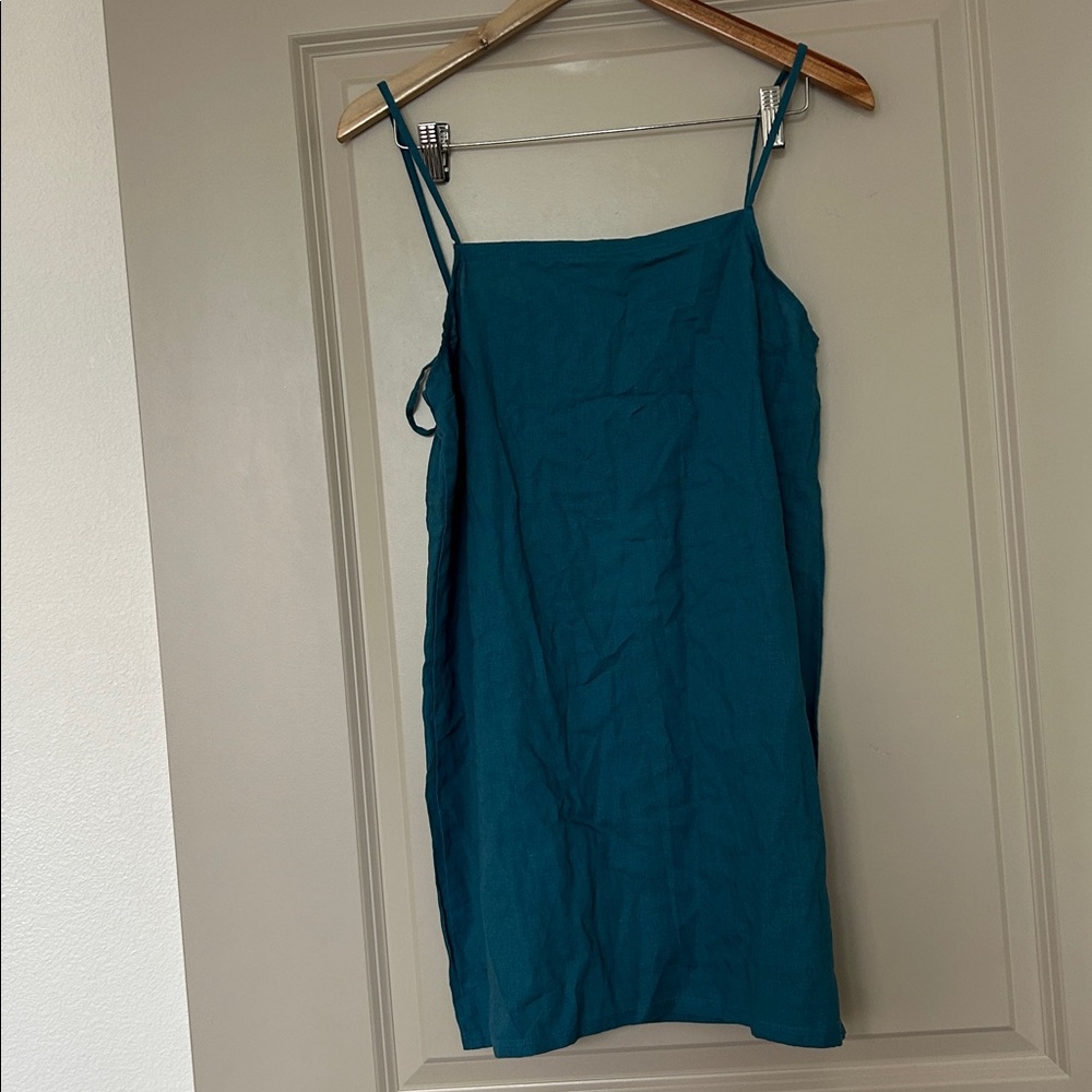 Vitamin A Teal Spaghetti Strap Top